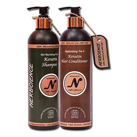 Big Savings Natural Keratin Treatment Kit- Shampoo & Conditioner 500ml